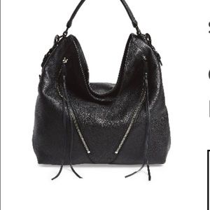 Rebecca minkoff leather shoulder/crossbody hobo bag